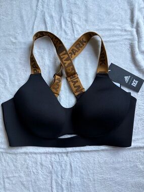Adidas x Ivy Park Cut Out Sports Bra Black Mesa NWT Medium Beyoncé